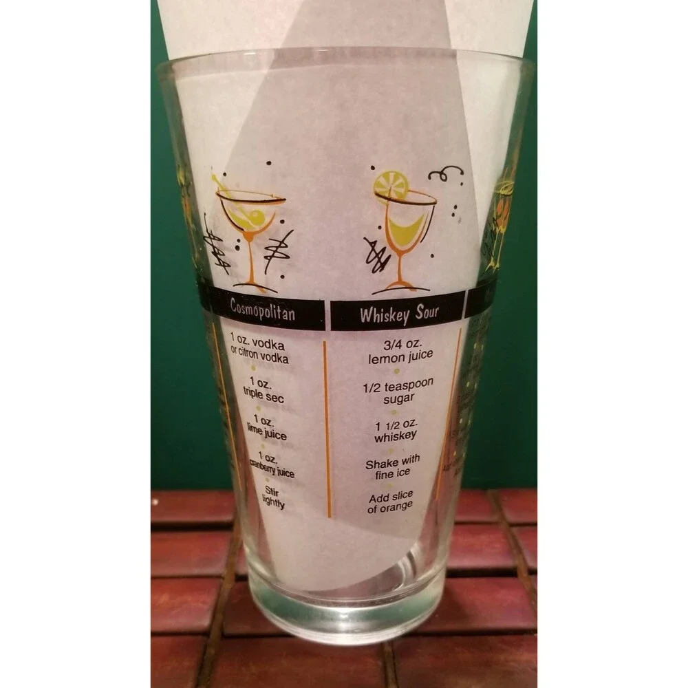 Vintage Retro Barware 16oz